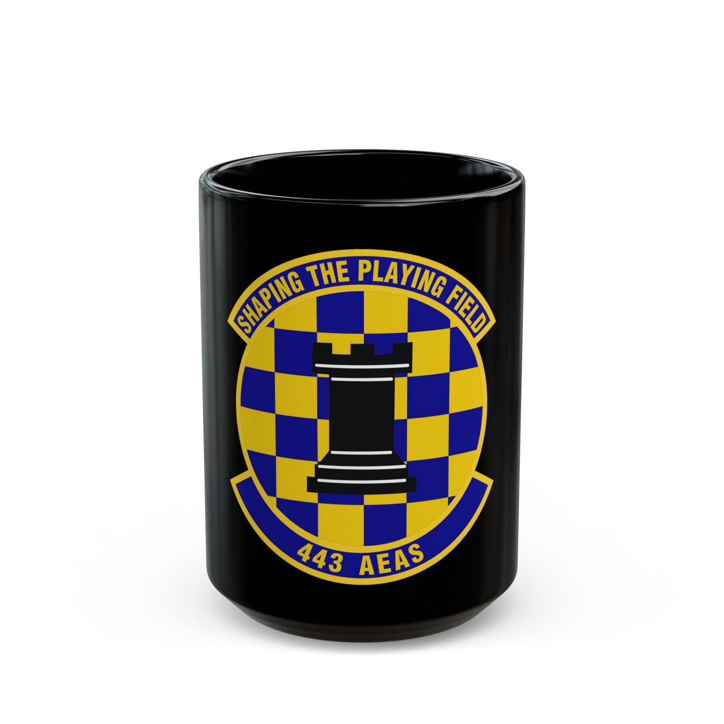 443d Air Expeditionary Advisory Squadron (U.S. Air Force) Black Coffee Mug-15oz-The Sticker Space