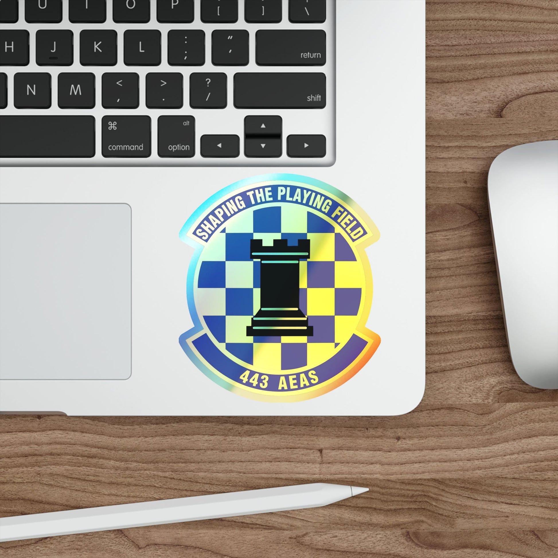 443d Air Expeditionary Advisory Squadron (U.S. Air Force) Holographic STICKER Die-Cut Vinyl Decal-The Sticker Space