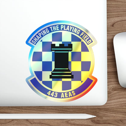 443d Air Expeditionary Advisory Squadron (U.S. Air Force) Holographic STICKER Die-Cut Vinyl Decal-The Sticker Space