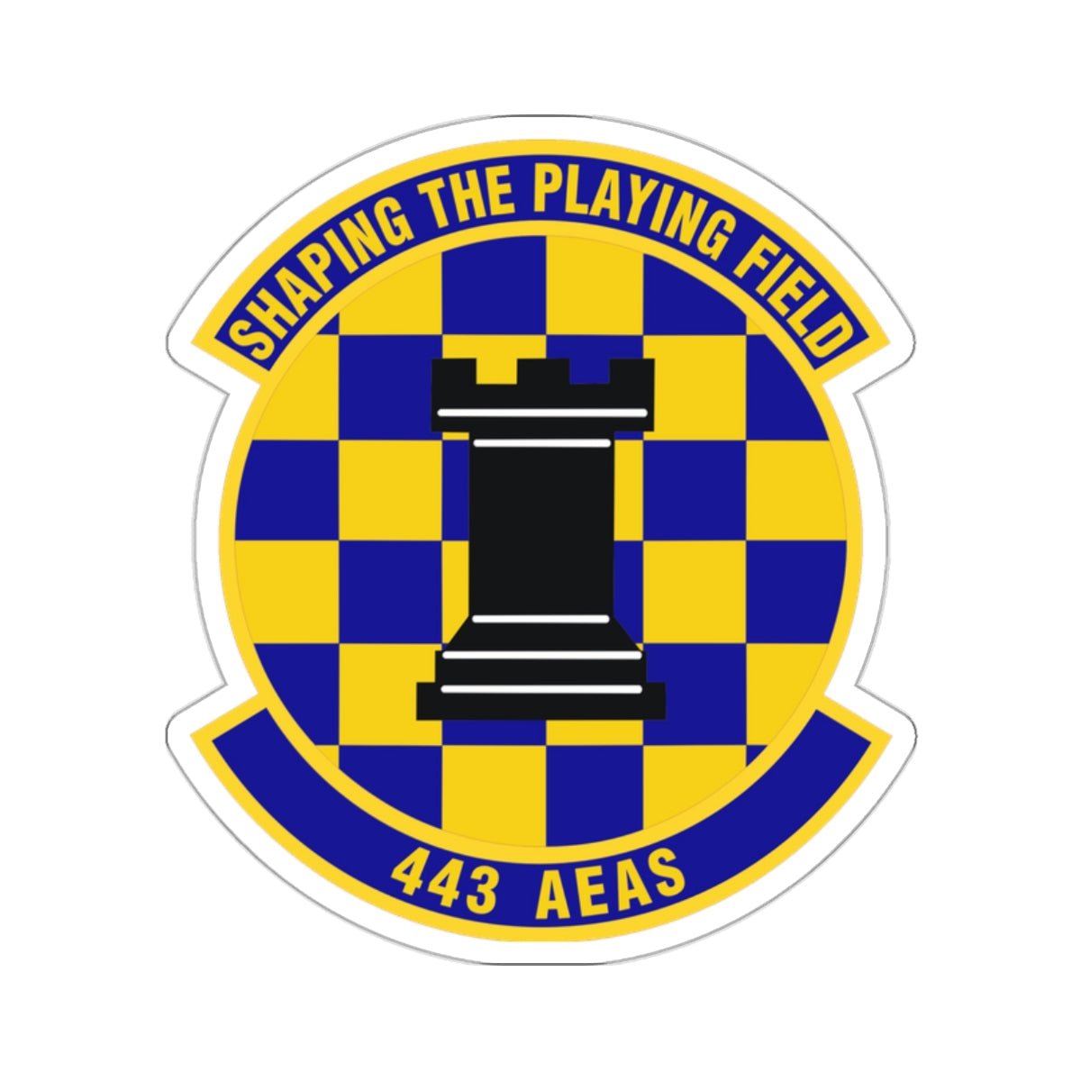 443d Air Expeditionary Advisory Squadron (U.S. Air Force) STICKER Vinyl Die-Cut Decal-White-The Sticker Space