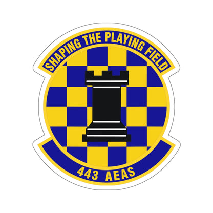 443d Air Expeditionary Advisory Squadron (U.S. Air Force) STICKER Vinyl Die-Cut Decal-White-The Sticker Space