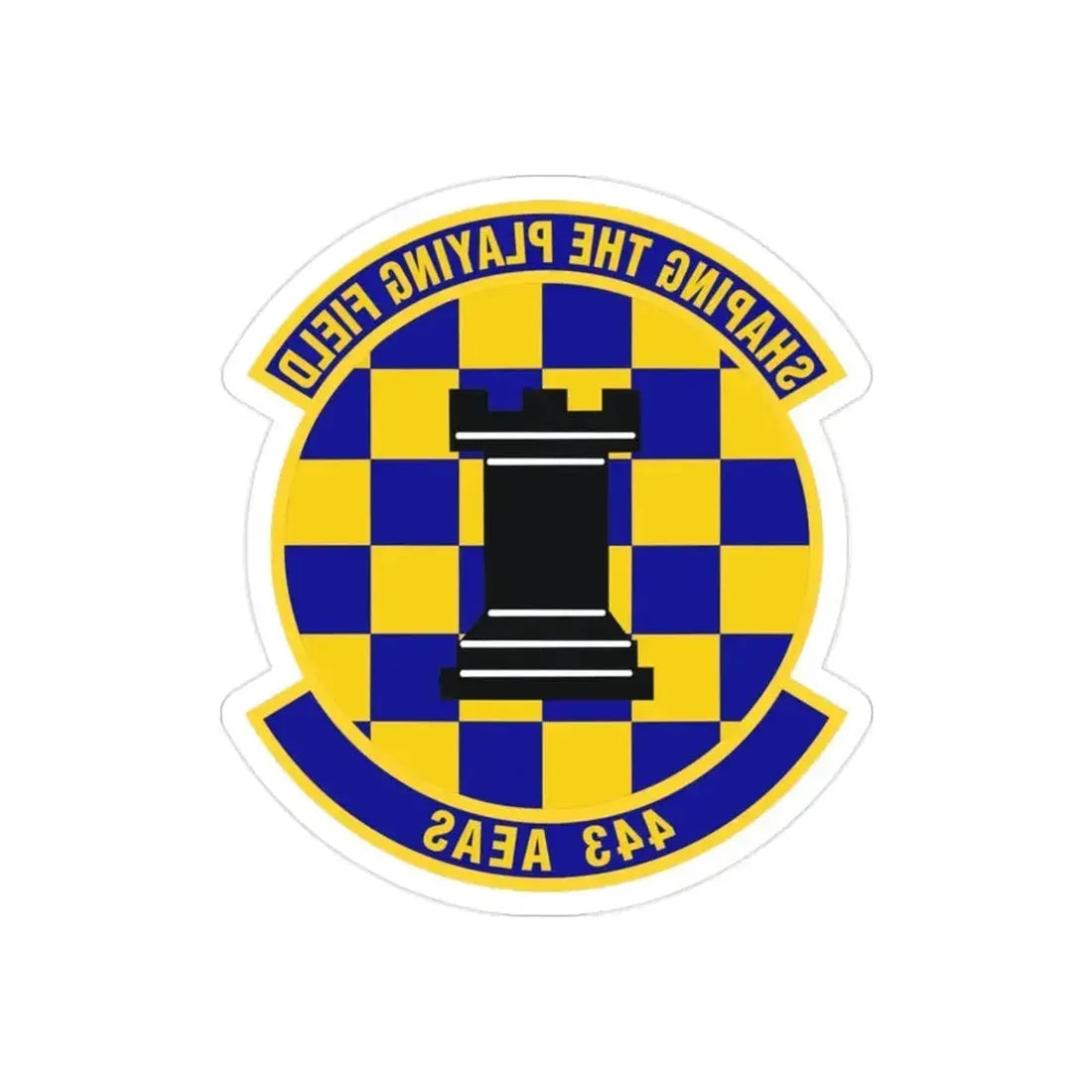 443d Air Expeditionary Advisory Squadron (U.S. Air Force) REVERSE PRINT Transparent Die-Cut STICKER 2 Inch Die-Cut Transparent - The Sticker Space