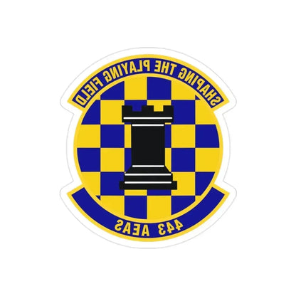 443d Air Expeditionary Advisory Squadron (U.S. Air Force) REVERSE PRINT Transparent Die-Cut STICKER 2 Inch Die-Cut Transparent - The Sticker Space