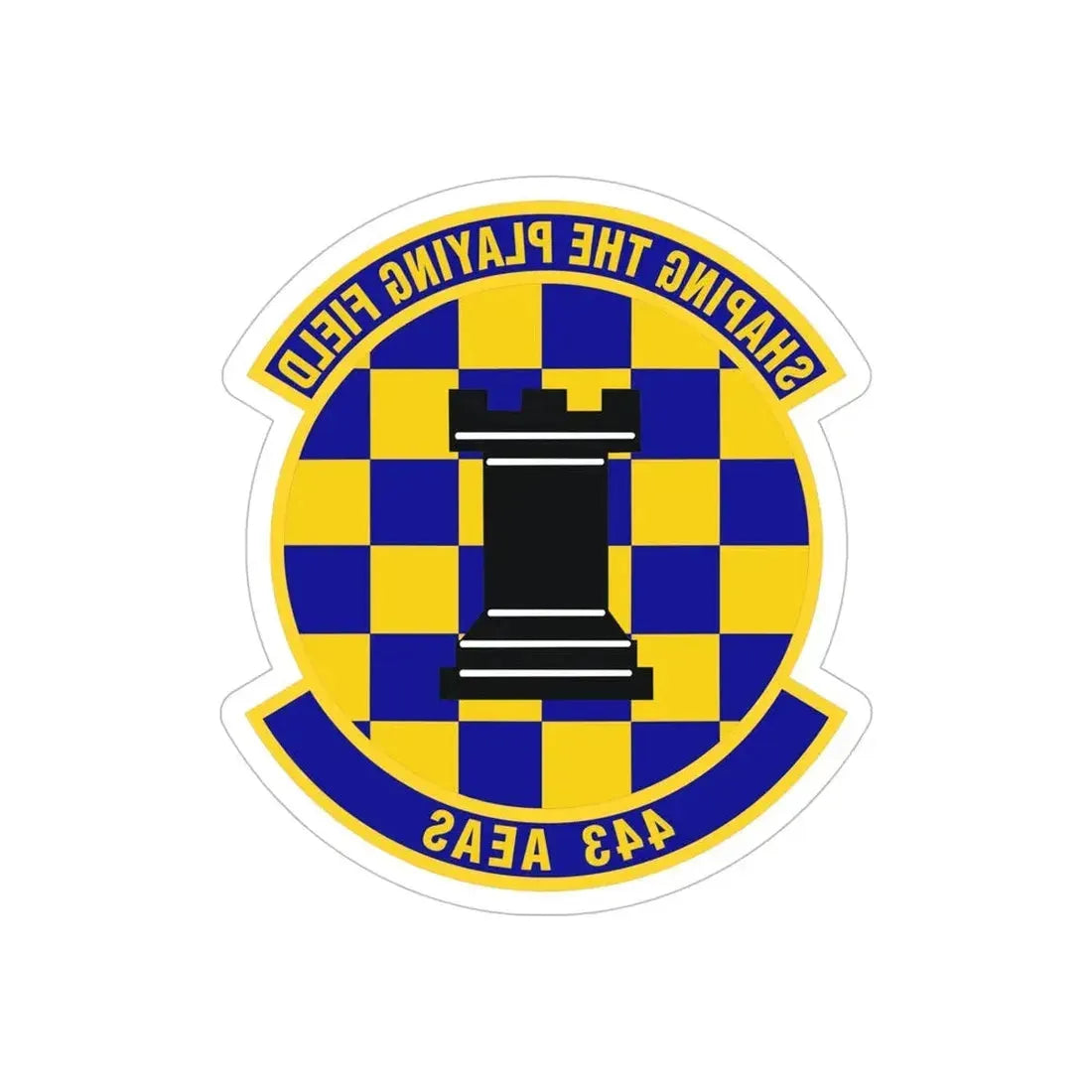 443d Air Expeditionary Advisory Squadron (U.S. Air Force) REVERSE PRINT Transparent Die-Cut STICKER - The Sticker Space