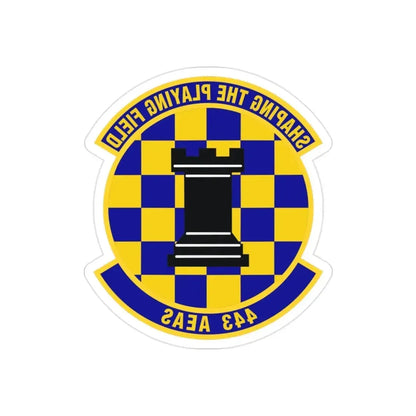 443d Air Expeditionary Advisory Squadron (U.S. Air Force) REVERSE PRINT Transparent Die-Cut STICKER - The Sticker Space