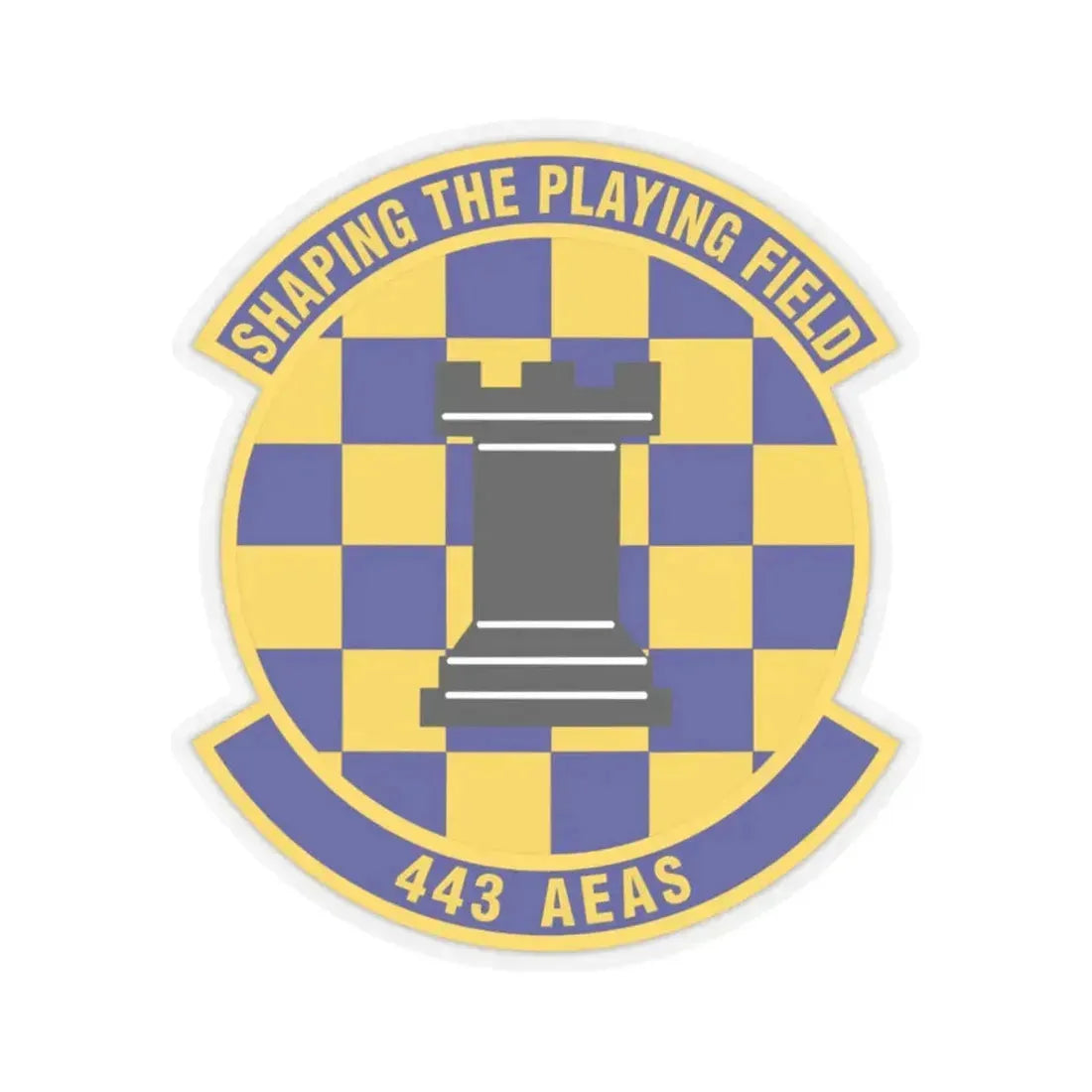 443d Air Expeditionary Advisory Squadron (U.S. Air Force) STICKER Vinyl Kiss-Cut Decal 2 Inch Transparent - The Sticker Space