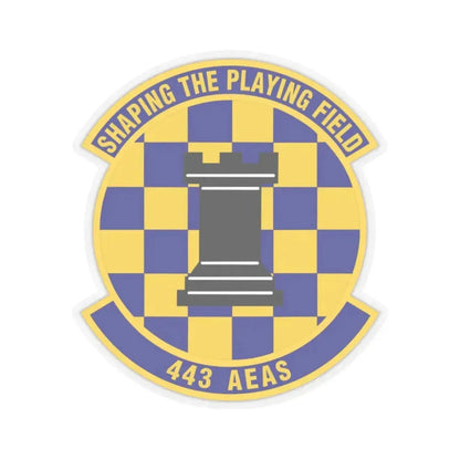 443d Air Expeditionary Advisory Squadron (U.S. Air Force) STICKER Vinyl Kiss-Cut Decal 2 Inch Transparent - The Sticker Space