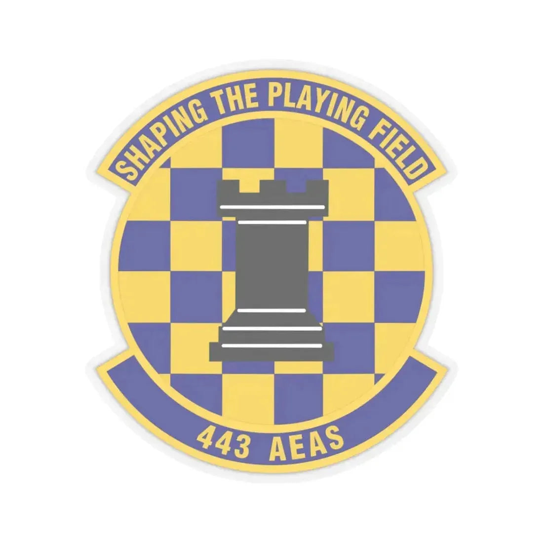 443d Air Expeditionary Advisory Squadron (U.S. Air Force) STICKER Vinyl Kiss-Cut Decal 3 Inch Transparent - The Sticker Space