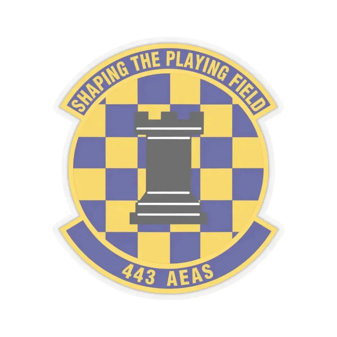 443d Air Expeditionary Advisory Squadron (U.S. Air Force) STICKER Vinyl Kiss-Cut Decal 4 Inch Transparent - The Sticker Space