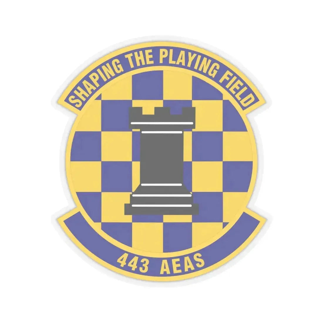 443d Air Expeditionary Advisory Squadron (U.S. Air Force) STICKER Vinyl Kiss-Cut Decal 6 Inch Transparent - The Sticker Space