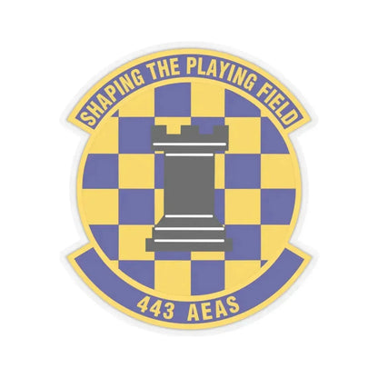 443d Air Expeditionary Advisory Squadron (U.S. Air Force) STICKER Vinyl Kiss-Cut Decal 6 Inch Transparent - The Sticker Space