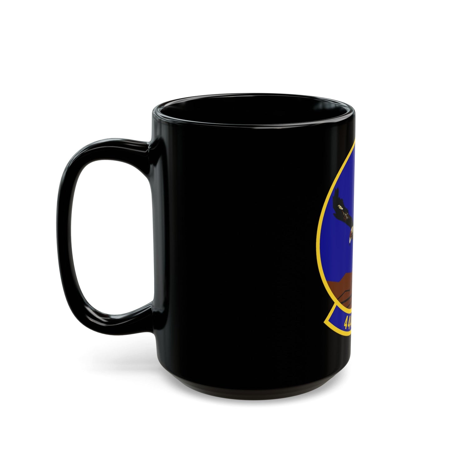 444th Air Expeditionary Advisory Squadron (U.S. Air Force) Black Coffee Mug-The Sticker Space