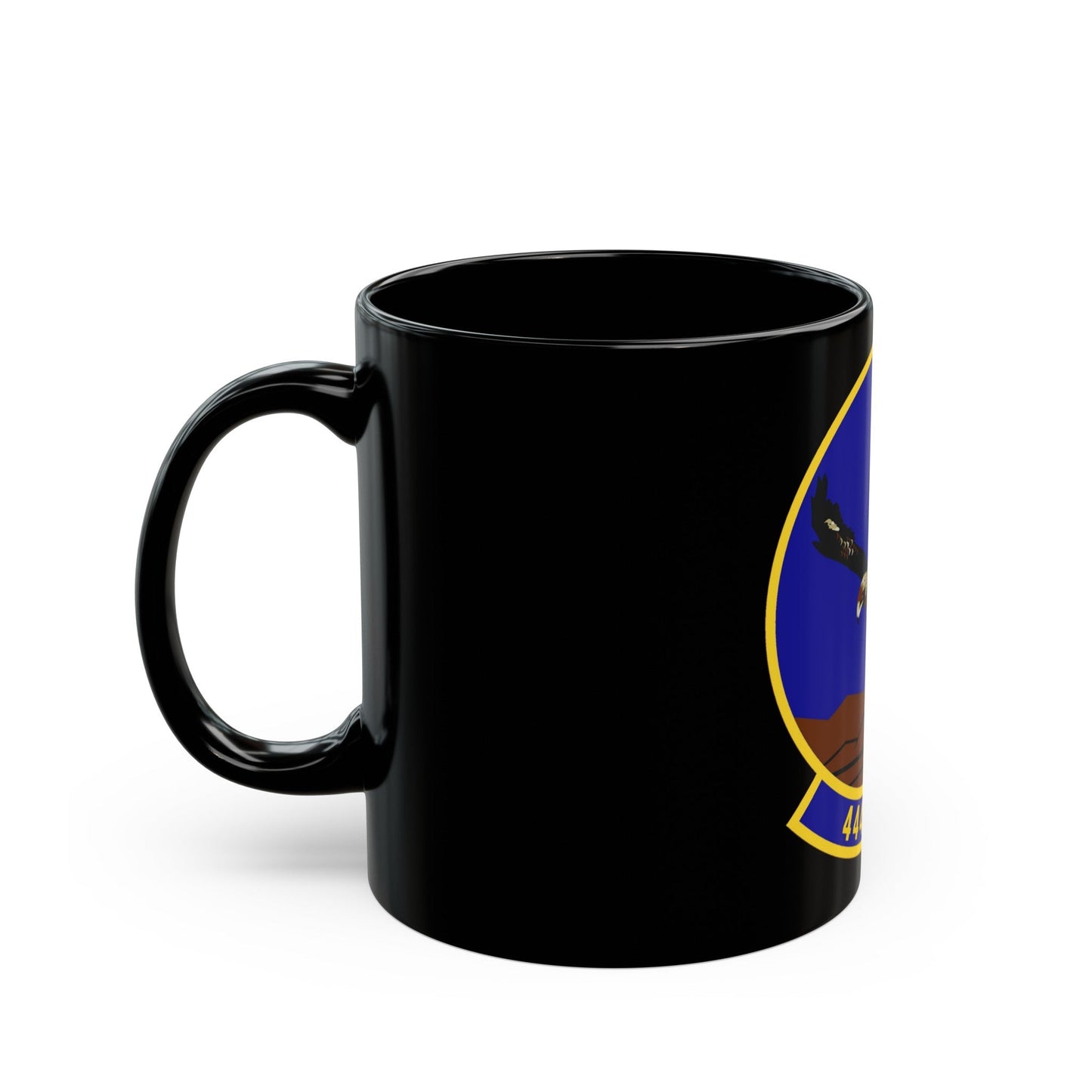 444th Air Expeditionary Advisory Squadron (U.S. Air Force) Black Coffee Mug-The Sticker Space