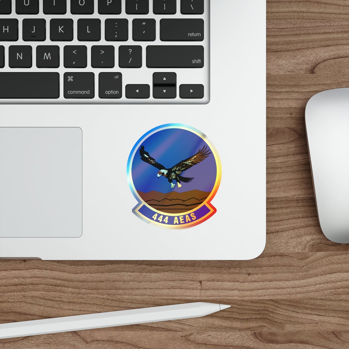 444th Air Expeditionary Advisory Squadron (U.S. Air Force) Holographic STICKER Die-Cut Vinyl Decal-The Sticker Space