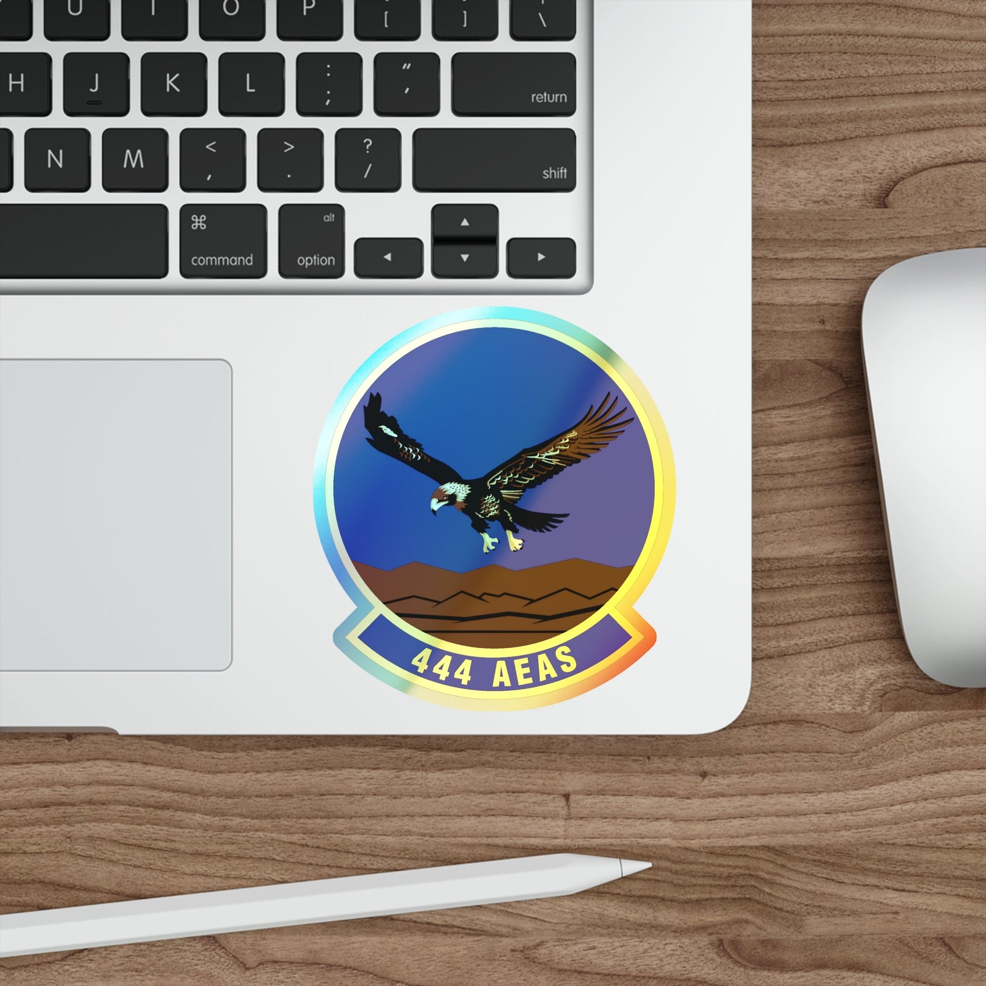 444th Air Expeditionary Advisory Squadron (U.S. Air Force) Holographic STICKER Die-Cut Vinyl Decal-The Sticker Space