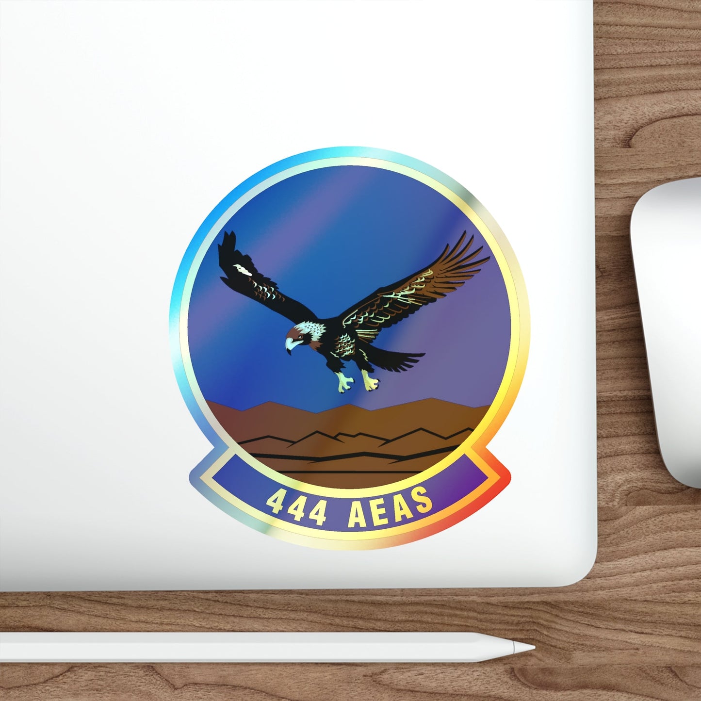 444th Air Expeditionary Advisory Squadron (U.S. Air Force) Holographic STICKER Die-Cut Vinyl Decal-The Sticker Space