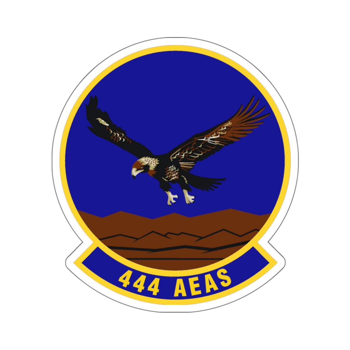 444th Air Expeditionary Advisory Squadron (U.S. Air Force) STICKER Vinyl Die-Cut Decal-White-The Sticker Space