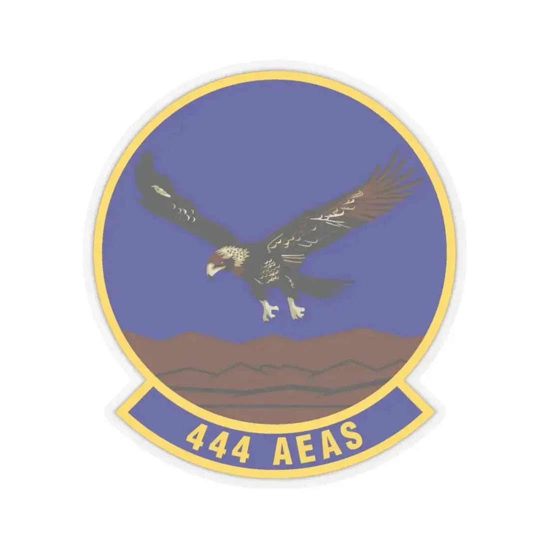 444th Air Expeditionary Advisory Squadron (U.S. Air Force) STICKER Vinyl Kiss-Cut Decal 6 Inch Transparent - The Sticker Space