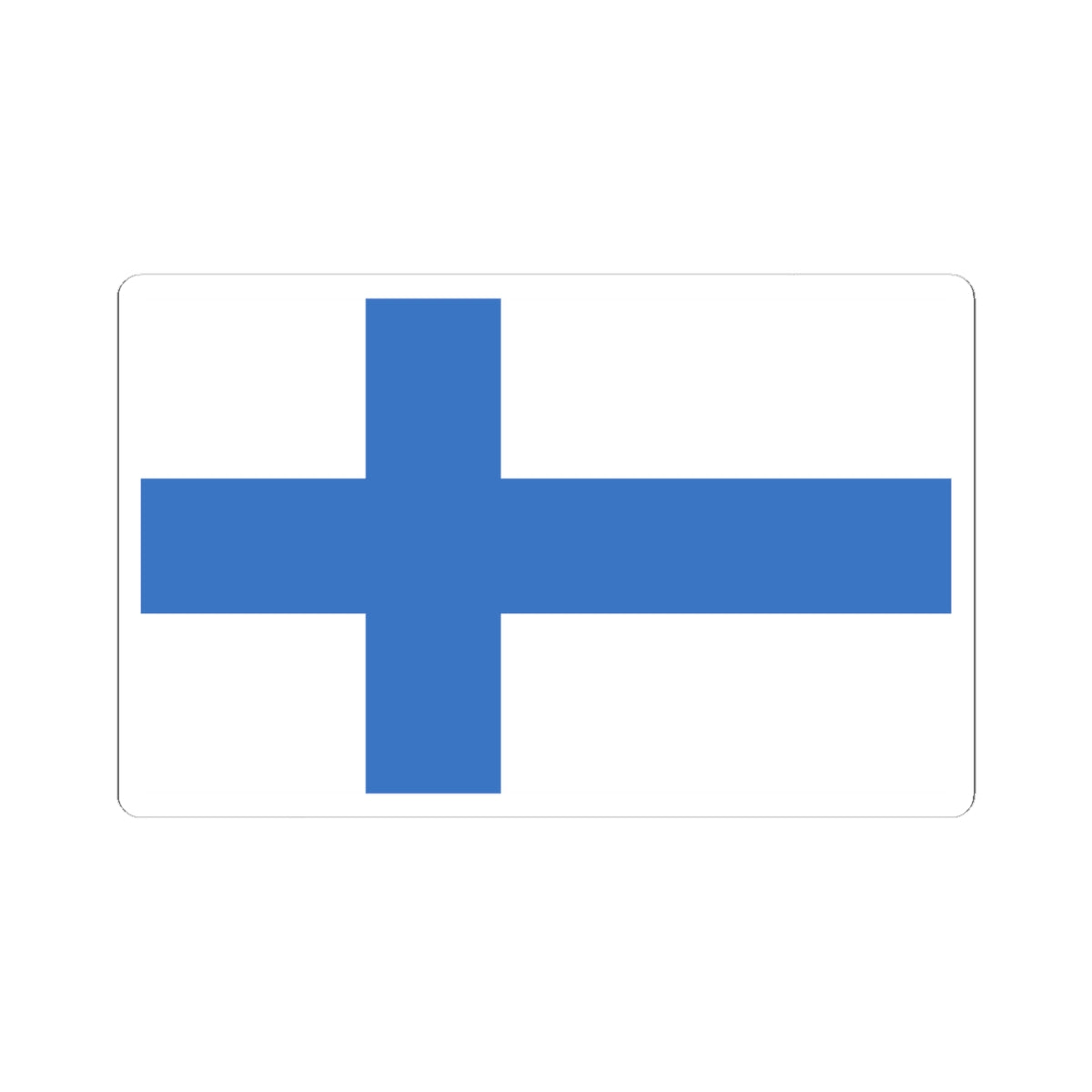 Flag of Finland 1918 (Finland) STICKER Vinyl Kiss-Cut Decal