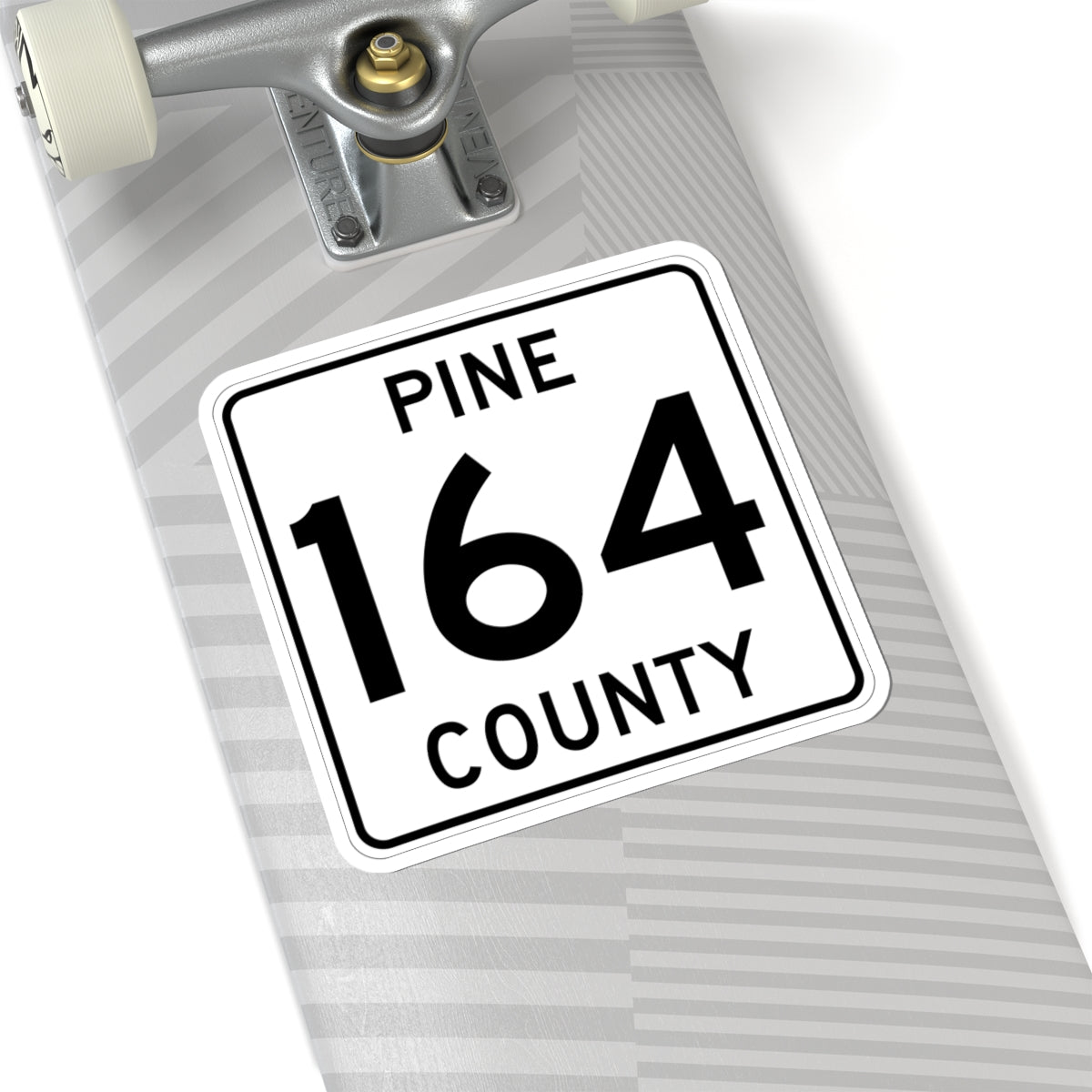 Pine County Route 164 MN (Minnesota) (Road Sign) STICKER Vinyl Kiss-Cut Decal