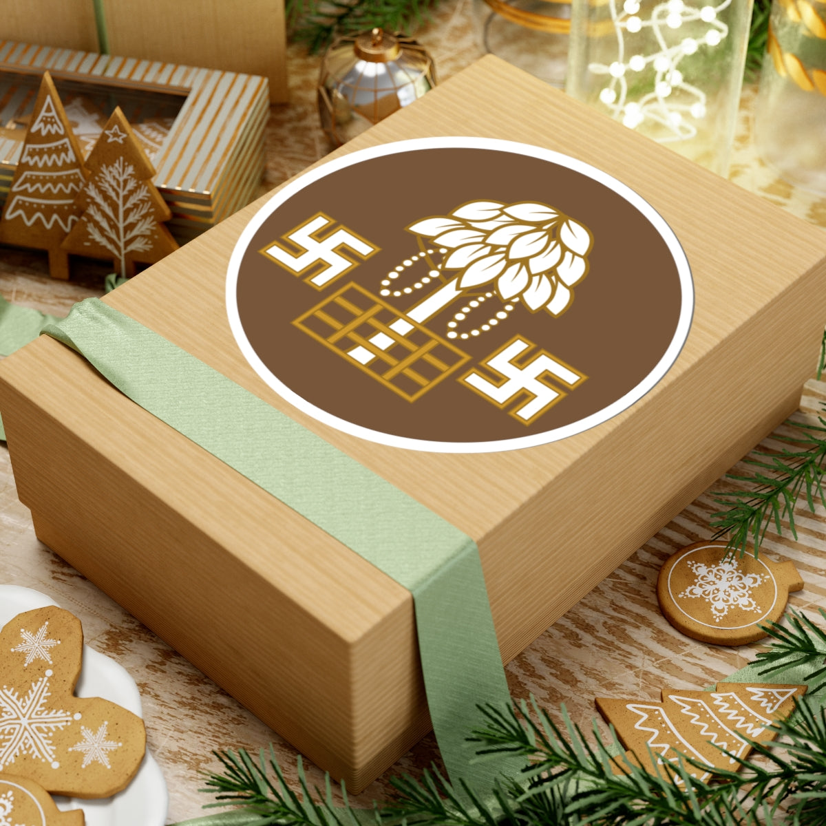 Badge of British Bihar and Orissa (India) (Coat of Arms) STICKER Vinyl Kiss-Cut Decal