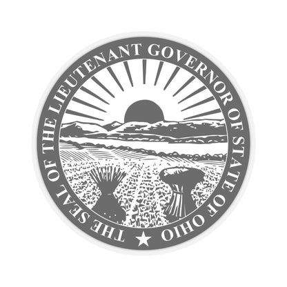 Seal of the Lieutenant Governor of Ohio - STICKER Vinyl Kiss-Cut Decal