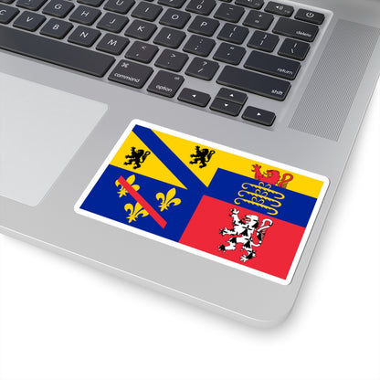 Flag of Ain (France) STICKER Vinyl Kiss-Cut Decal