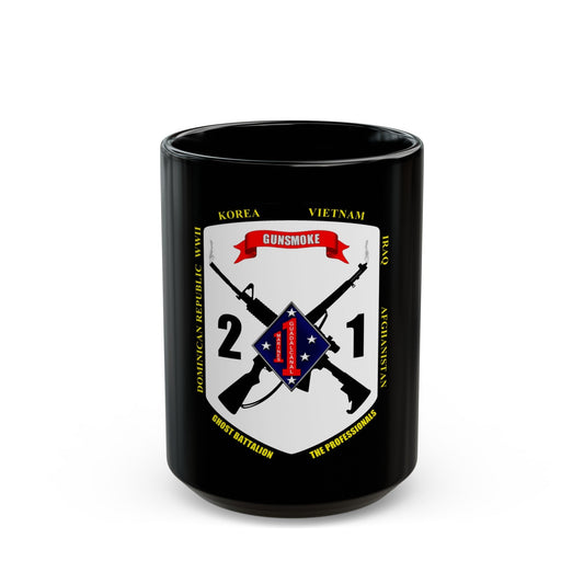 44593 (USMC) Black Coffee Mug-15oz-The Sticker Space