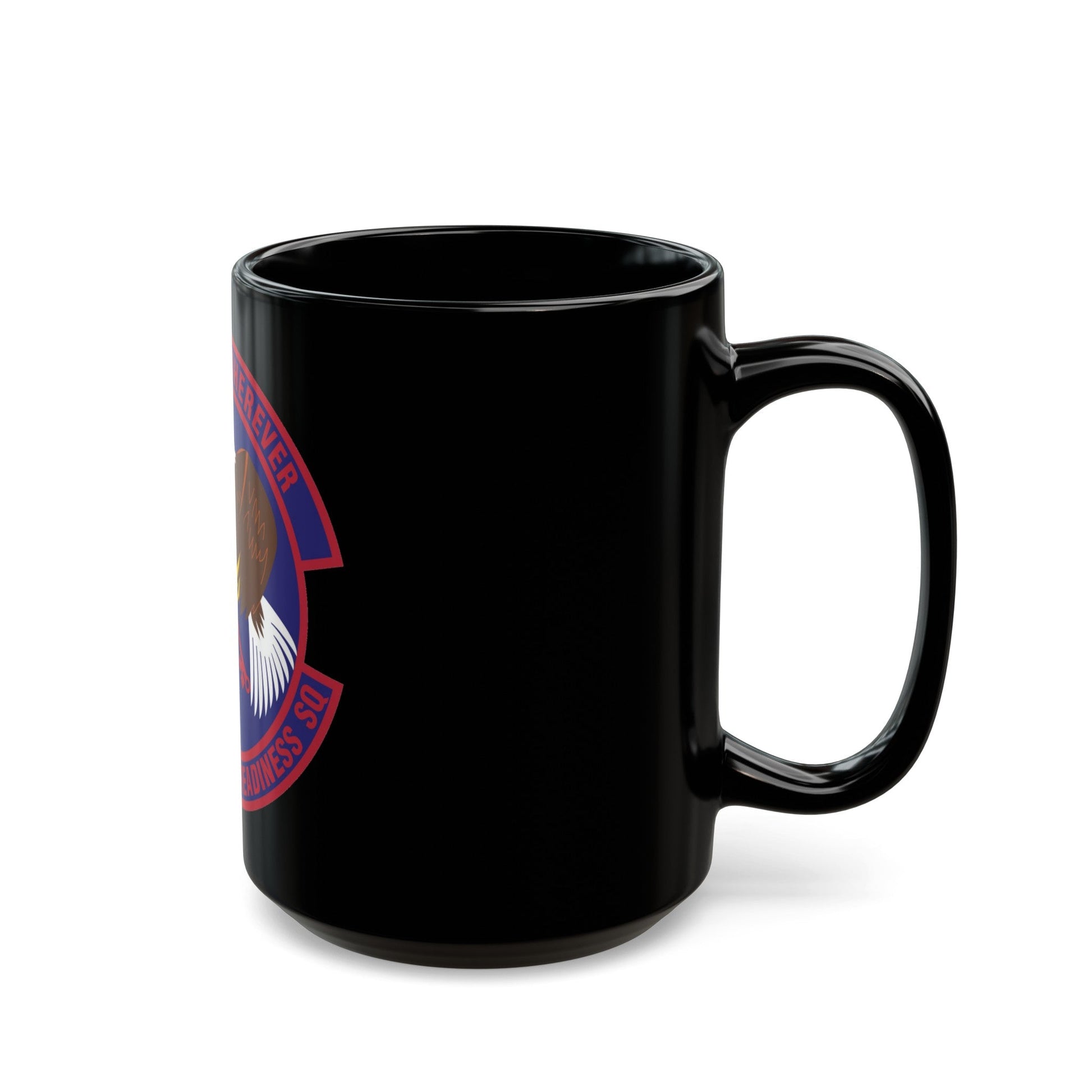 445th Logistics Readiness Squadron (U.S. Air Force) Black Coffee Mug-The Sticker Space