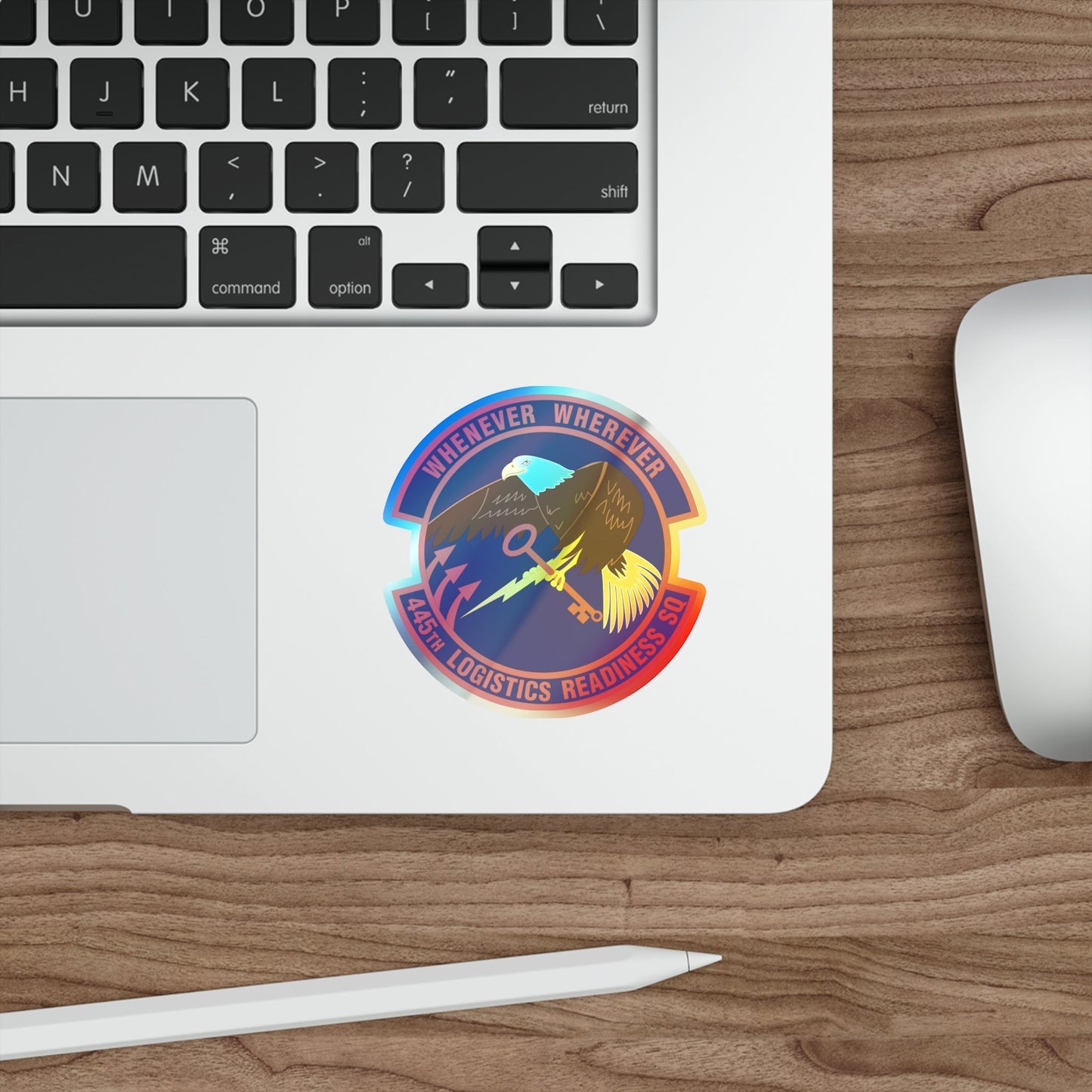 445th Logistics Readiness Squadron (U.S. Air Force) Holographic STICKER Die-Cut Vinyl Decal-The Sticker Space