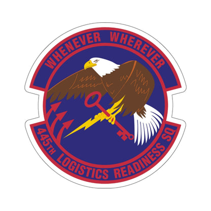 445th Logistics Readiness Squadron (U.S. Air Force) STICKER Vinyl Die-Cut Decal-White-The Sticker Space