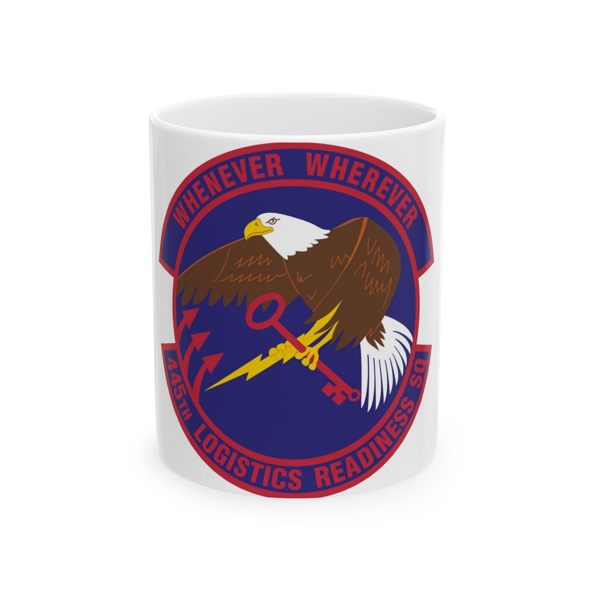 445th Logistics Readiness Squadron (U.S. Air Force) White Coffee Mug-11oz-The Sticker Space