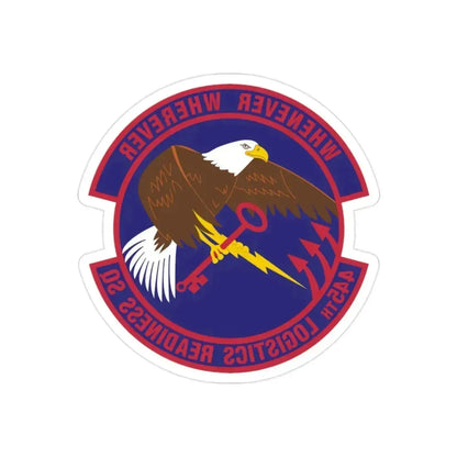 445th Logistics Readiness Squadron (U.S. Air Force) REVERSE PRINT Transparent Die-Cut STICKER 2 Inch Die-Cut Transparent - The Sticker Space