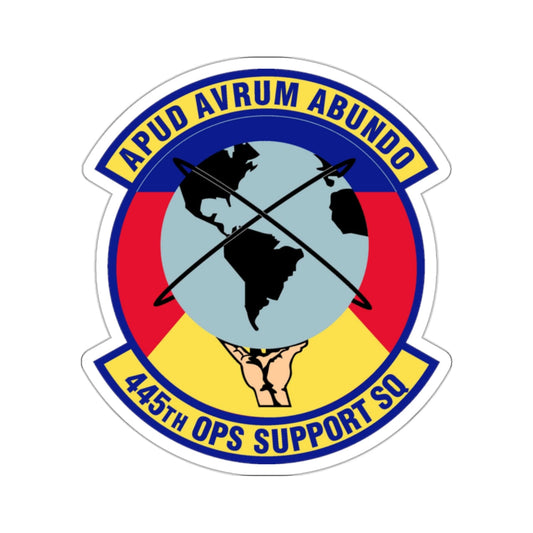 445th Operations Support Squadron (U.S. Air Force) STICKER Vinyl Die-Cut Decal-White-The Sticker Space