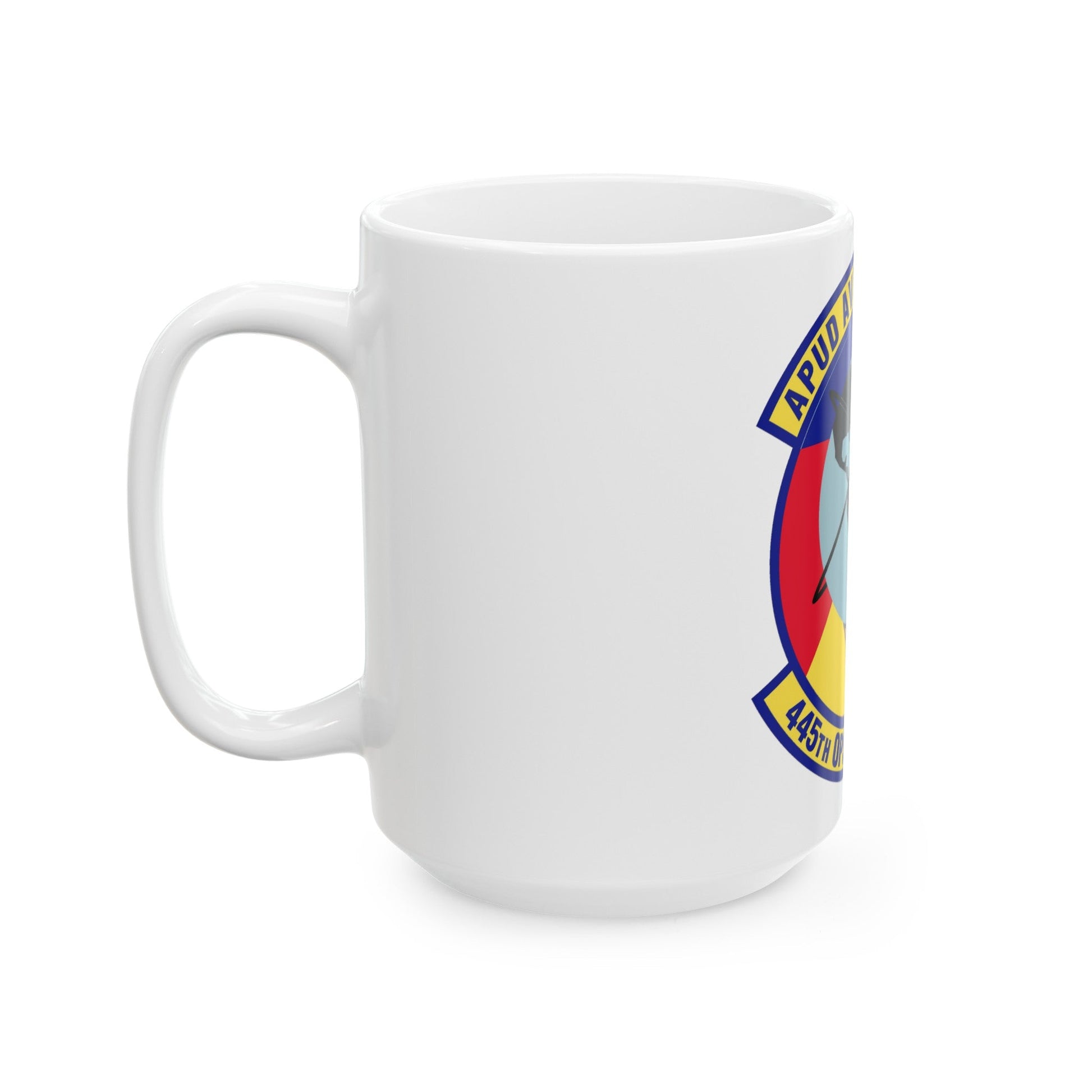 445th Operations Support Squadron (U.S. Air Force) White Coffee Mug-The Sticker Space