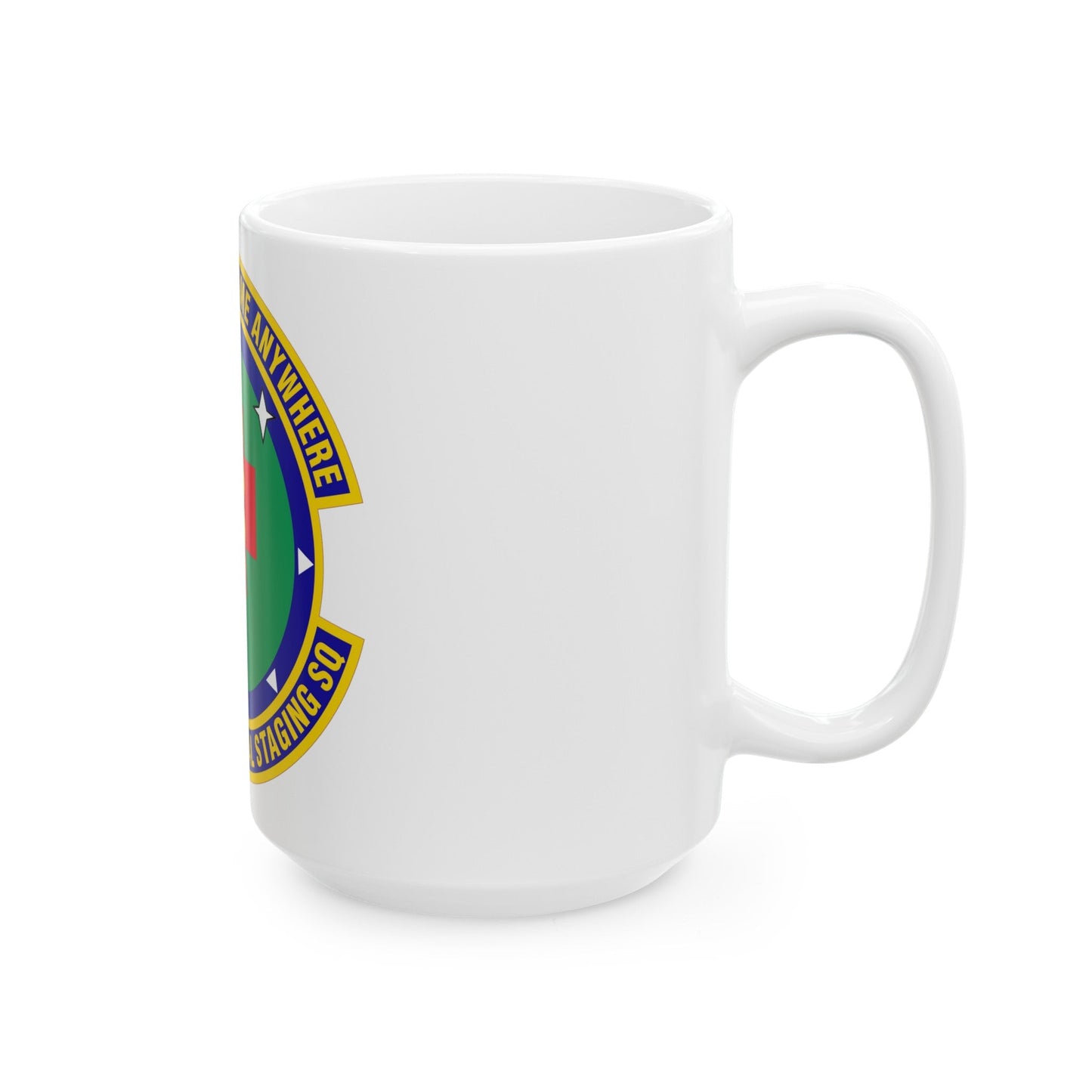 446 Aeromedical Staging Squadron AFRC (U.S. Air Force) White Coffee Mug-The Sticker Space