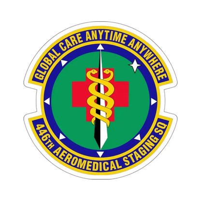 446 Aeromedical Staging Squadron AFRC (U.S. Air Force) STICKER Vinyl Die-Cut Decal - The Sticker Space