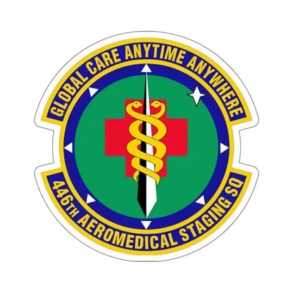 446 Aeromedical Staging Squadron AFRC (U.S. Air Force) STICKER Vinyl Die-Cut Decal - The Sticker Space