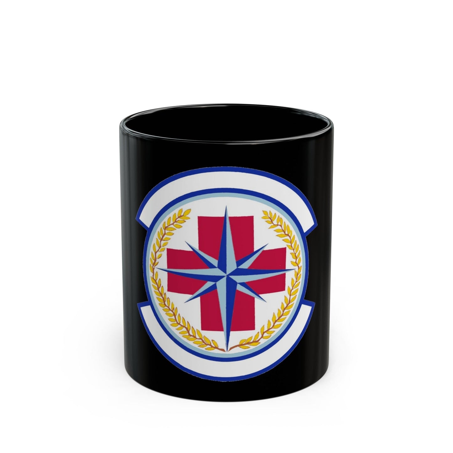 446 Aerospace Medicine Squadron AFRC (U.S. Air Force) Black Coffee Mug-11oz-The Sticker Space