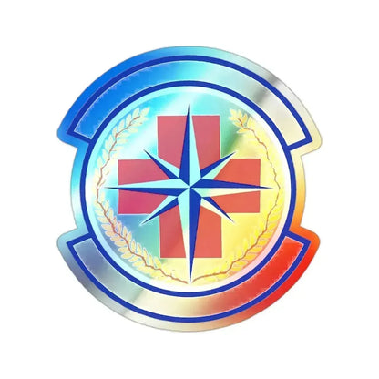 446 Aerospace Medicine Squadron AFRC (U.S. Air Force) Holographic STICKER Die-Cut Vinyl Decal 2 Inch - The Sticker Space