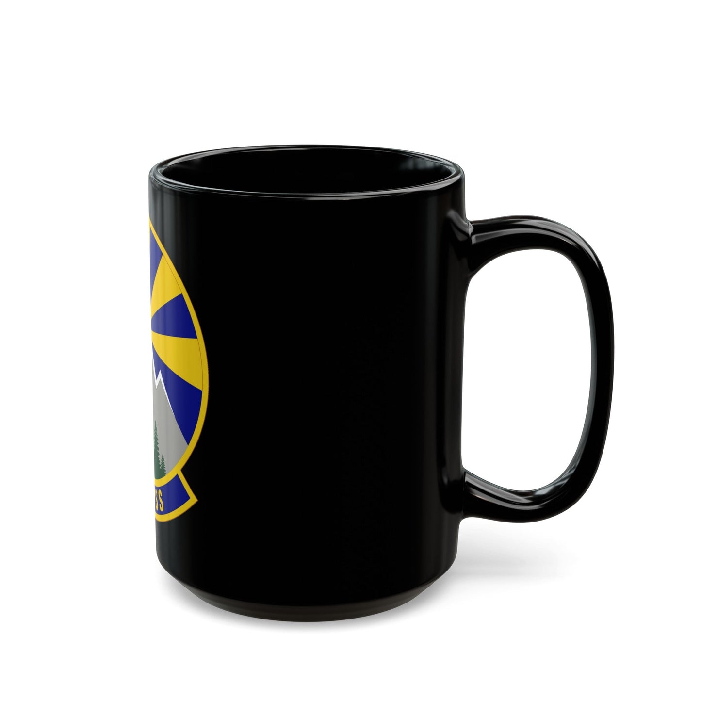 446 Operations Support Squadron (U.S. Air Force) Black Coffee Mug-The Sticker Space