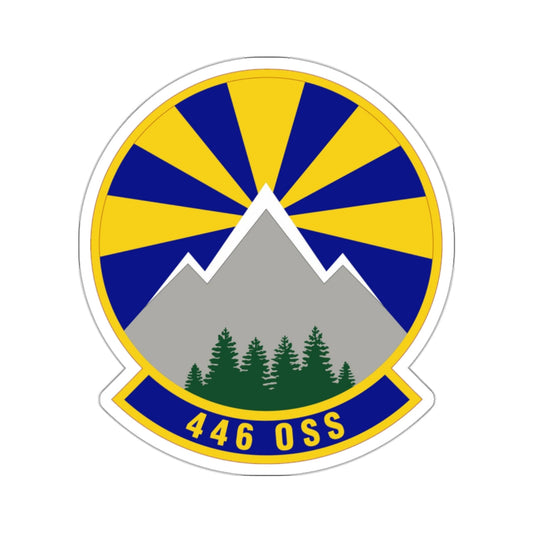 446 Operations Support Squadron (U.S. Air Force) STICKER Vinyl Die-Cut Decal-White-The Sticker Space