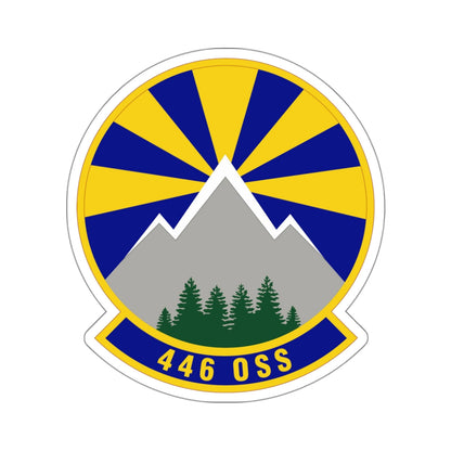 446 Operations Support Squadron (U.S. Air Force) STICKER Vinyl Die-Cut Decal-White-The Sticker Space