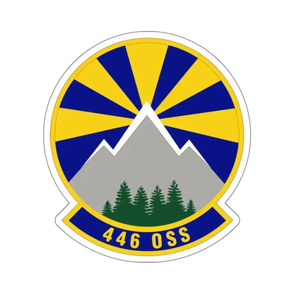 446 Operations Support Squadron (U.S. Air Force) STICKER Vinyl Die-Cut Decal 4 Inch - The Sticker Space