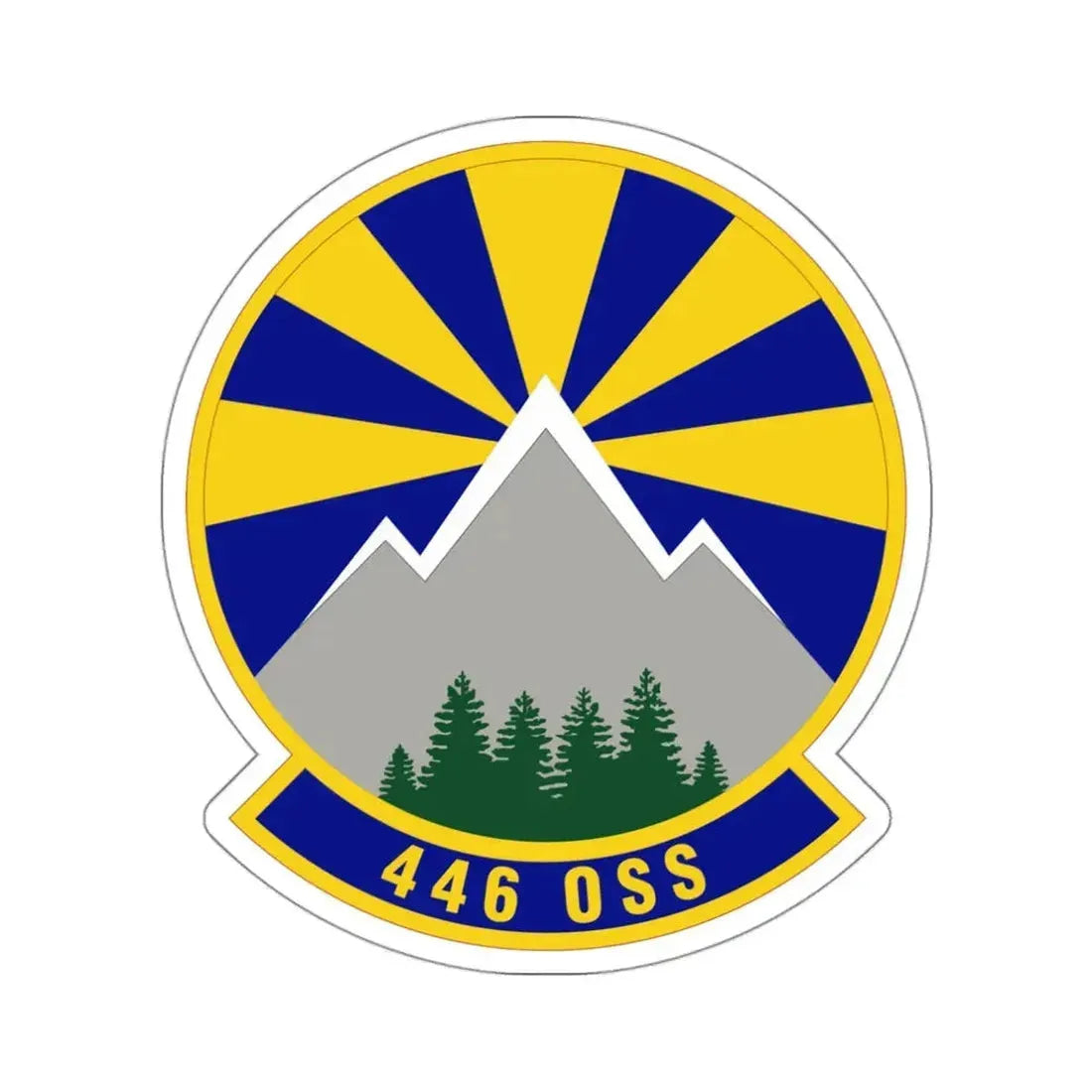 446 Operations Support Squadron (U.S. Air Force) STICKER Vinyl Die-Cut Decal - The Sticker Space