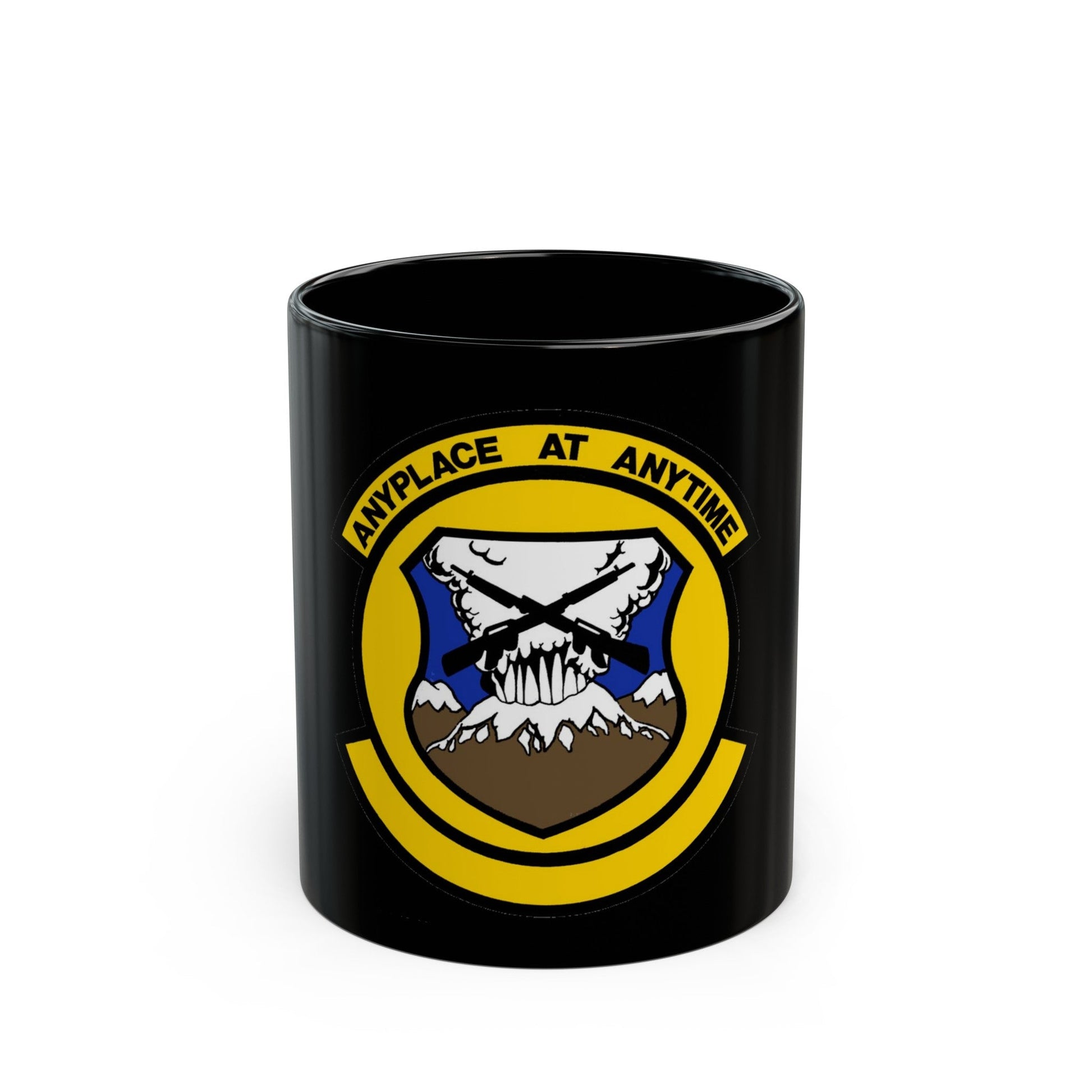 446 Security Forces Squadron AFRC (U.S. Air Force) Black Coffee Mug-11oz-The Sticker Space