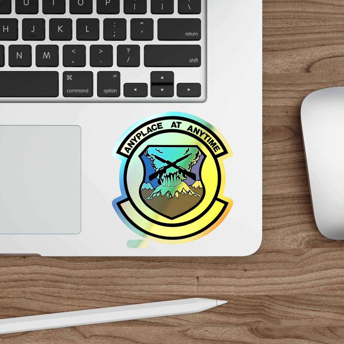 446 Security Forces Squadron AFRC (U.S. Air Force) Holographic STICKER Die-Cut Vinyl Decal-The Sticker Space