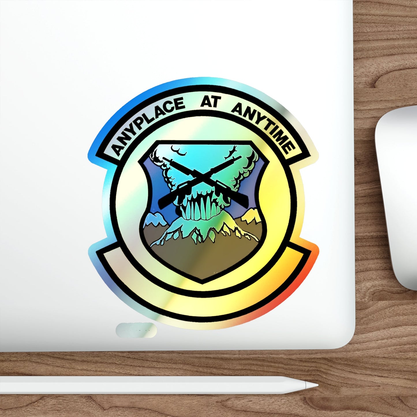 446 Security Forces Squadron AFRC (U.S. Air Force) Holographic STICKER Die-Cut Vinyl Decal-The Sticker Space