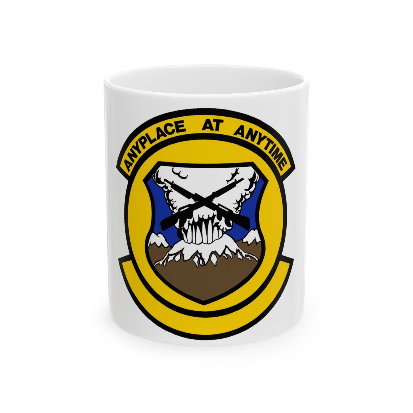 446 Security Forces Squadron AFRC (U.S. Air Force) White Coffee Mug-11oz-The Sticker Space