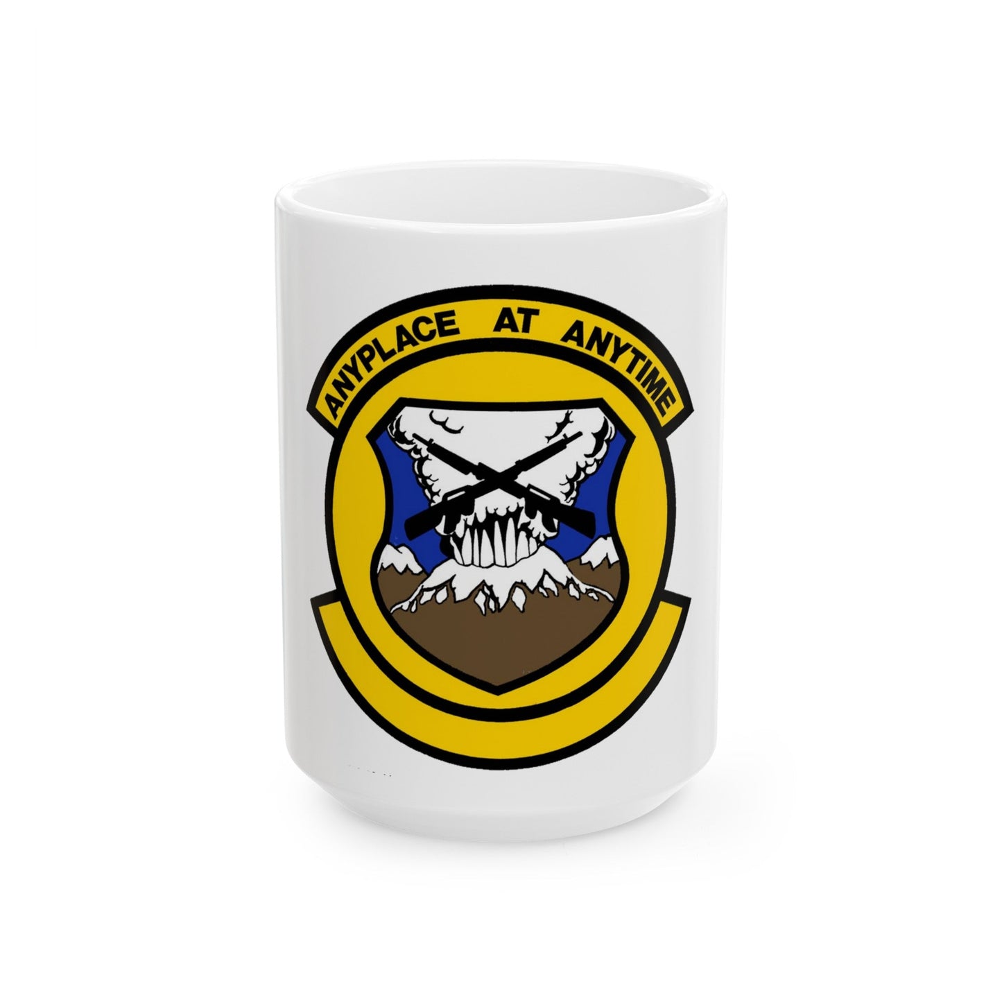 446 Security Forces Squadron AFRC (U.S. Air Force) White Coffee Mug-15oz-The Sticker Space